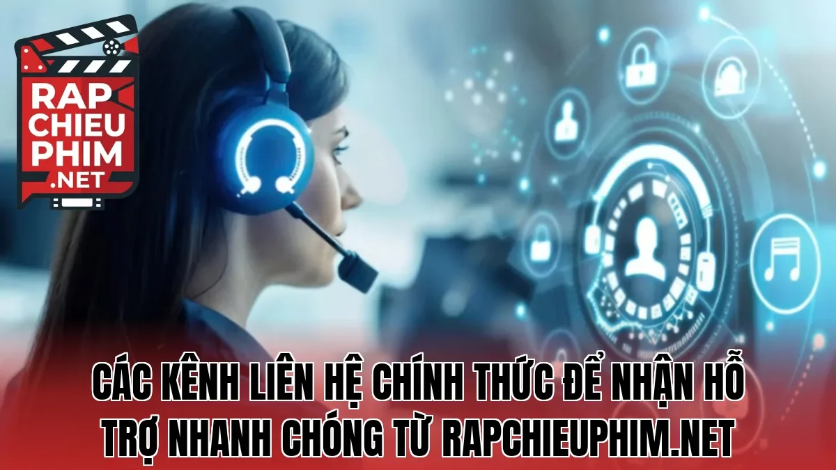 Các kênh liên hệ chính thức để nhận hỗ trợ nhanh chóng từ Rapchieuphim.net
