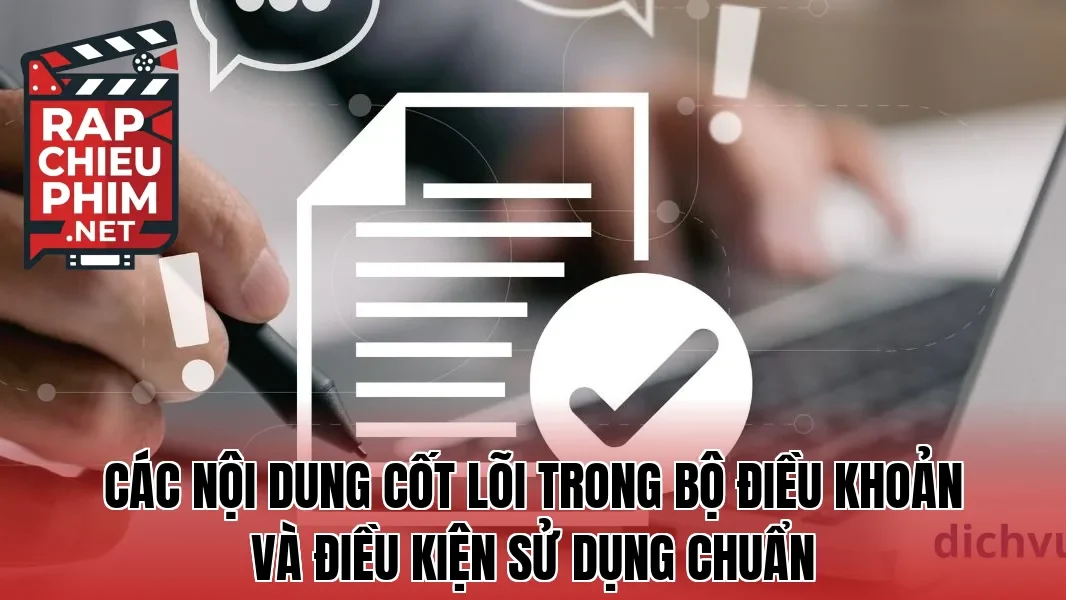 Các nội dung cốt lõi trong bộ điều khoản và điều kiện sử dụng chuẩn