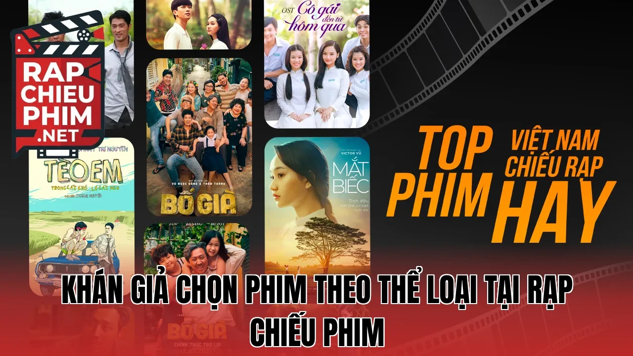 Khán giả chọn phim theo thể loại tại rạp chiếu phim