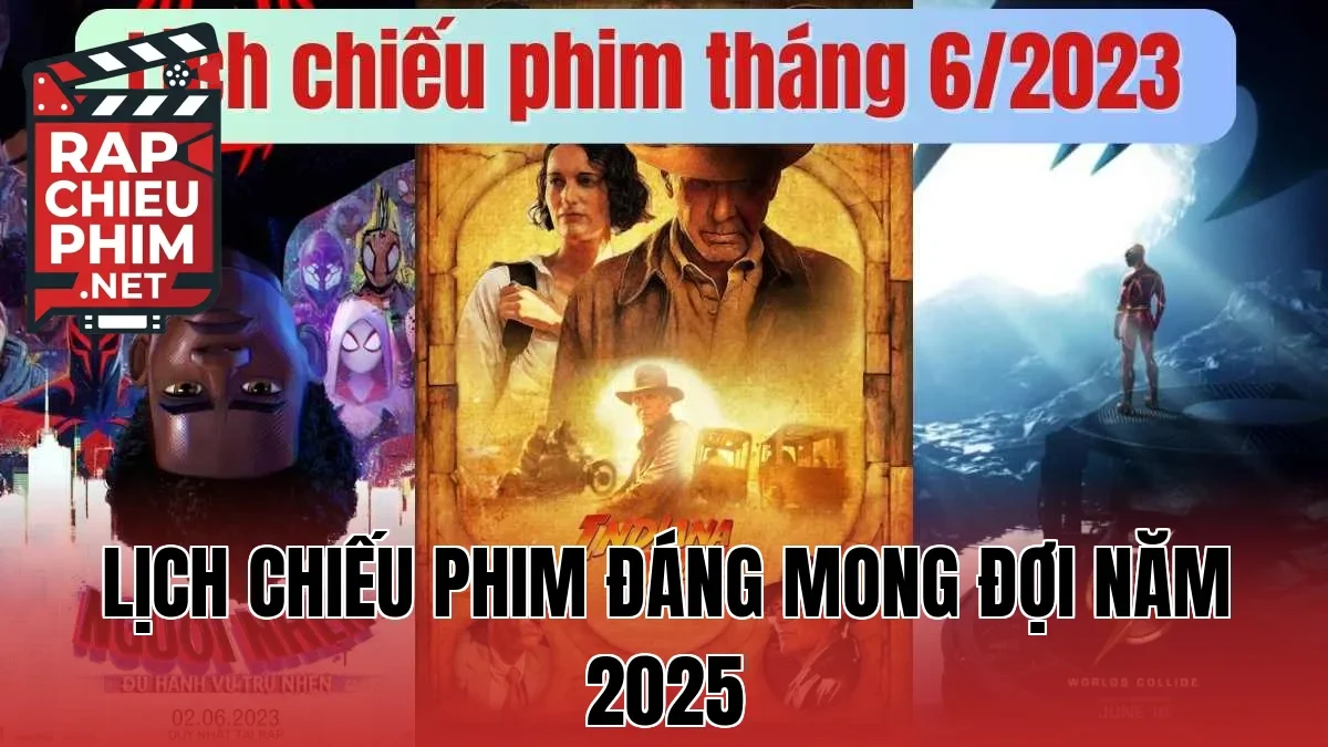 Lịch chiếu phim đáng mong đợi năm 2025