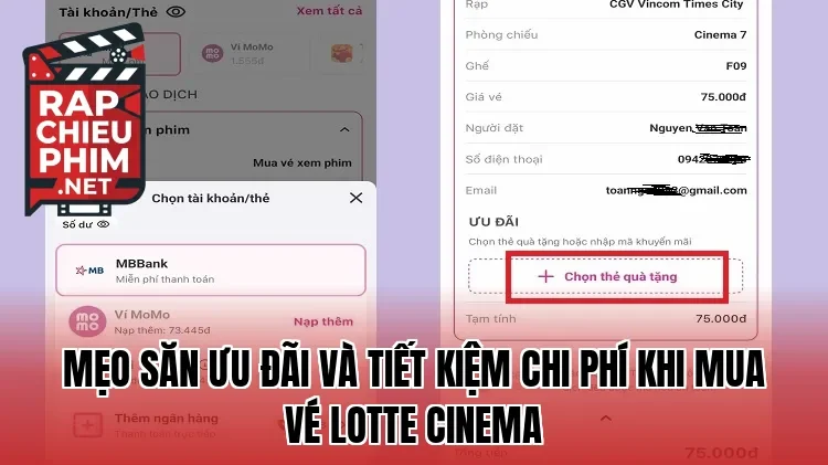Mẹo săn ưu đãi và tiết kiệm chi phí khi mua vé Lotte Cinema