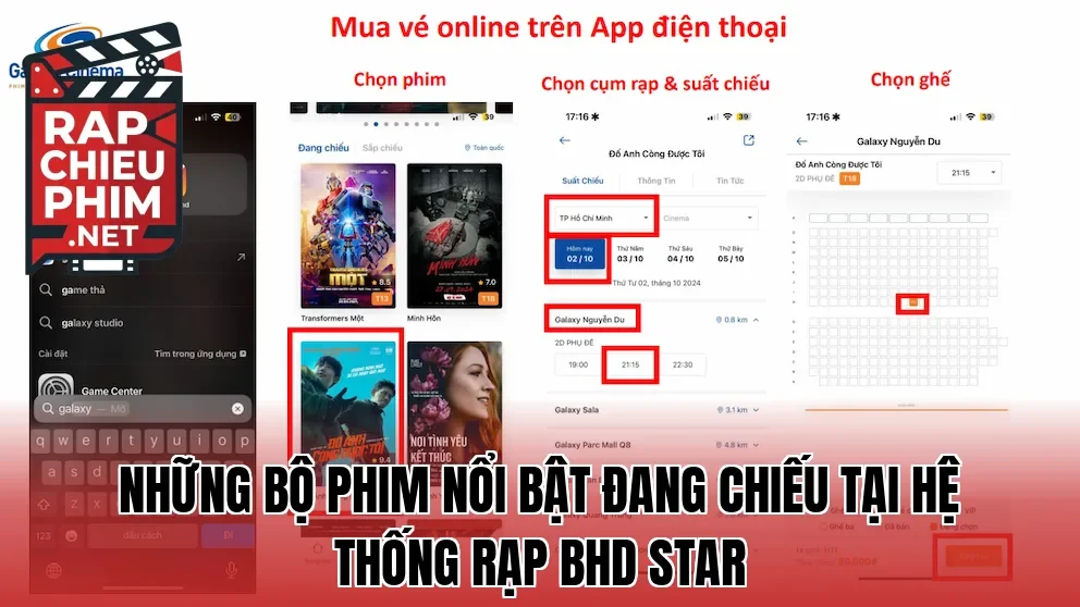 Những bộ phim nổi bật đang chiếu tại hệ thống rạp BHD Star